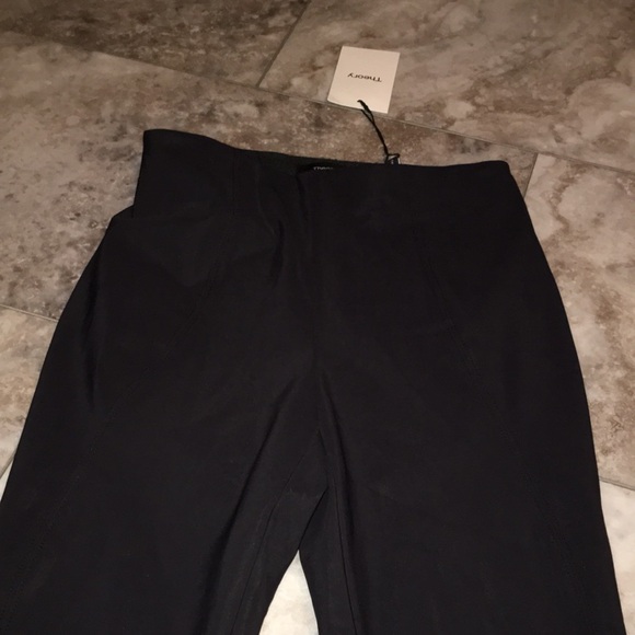 THEORY NWT SEAMED PRECISION PONTE ZIPPER ANKLE LEGGINGS SIZE TALL PETITE - Picture 7 of 12